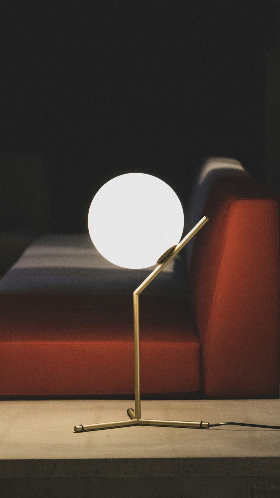 Alabaster Globe Lamp