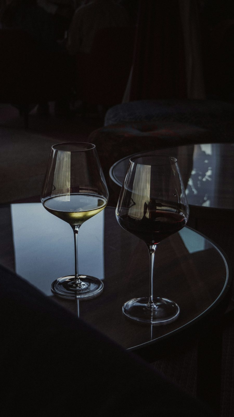Amber Wine Glasses, Set of 2