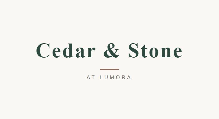 Cedar & Stone