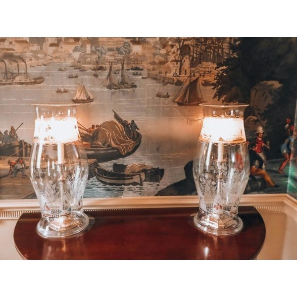 Brass Hurricane Lantern