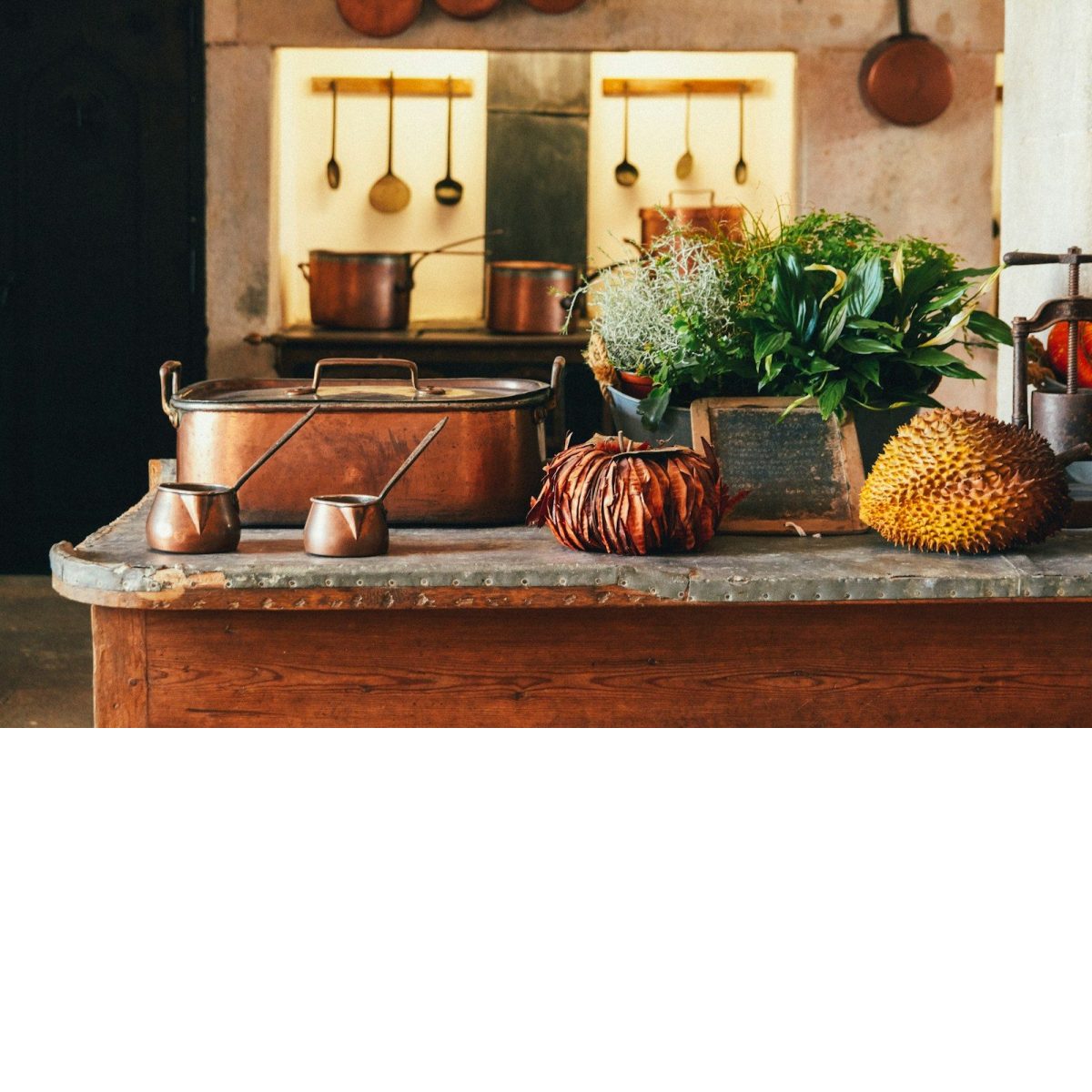 Hammered Copper Saucepan