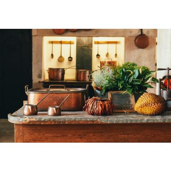 Hammered Copper Saucepan