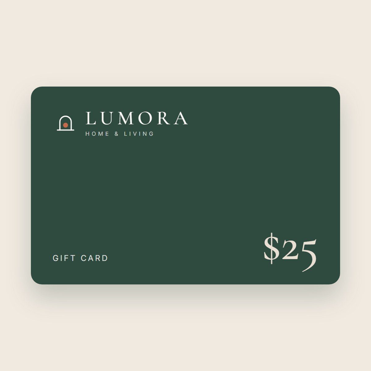 Lumora Gift Card $25