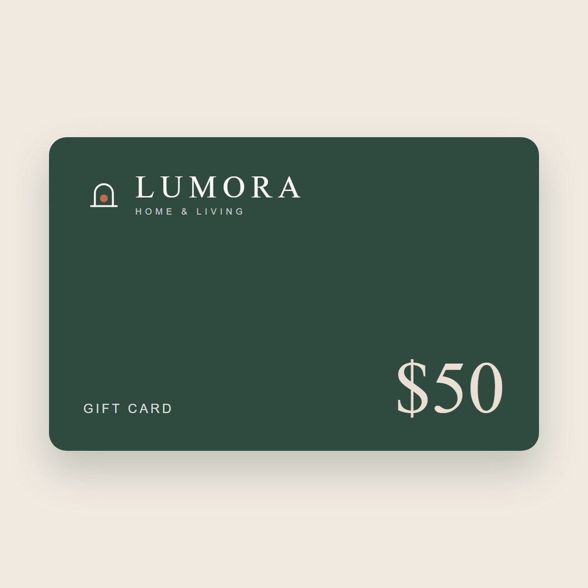 Lumora Gift Card $50