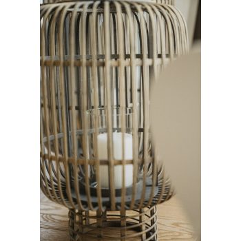 Rattan Candle Lantern