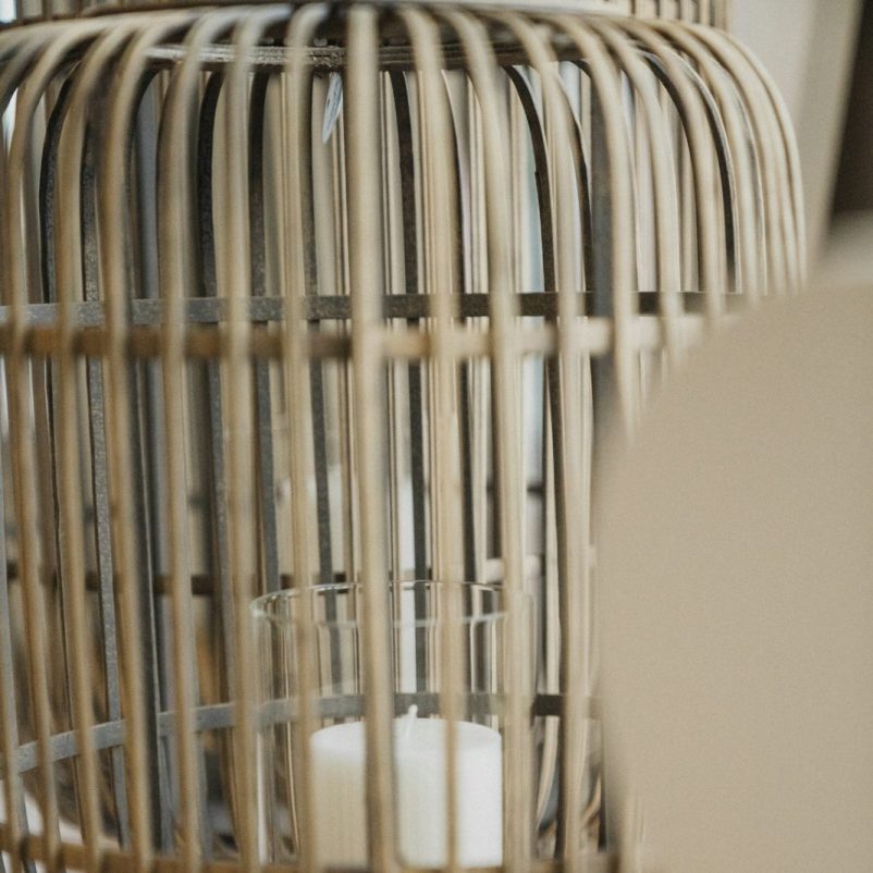 Rattan Candle Lantern