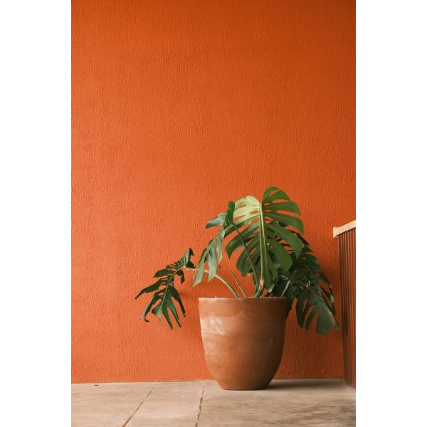 Ribbed Terracotta Planter
